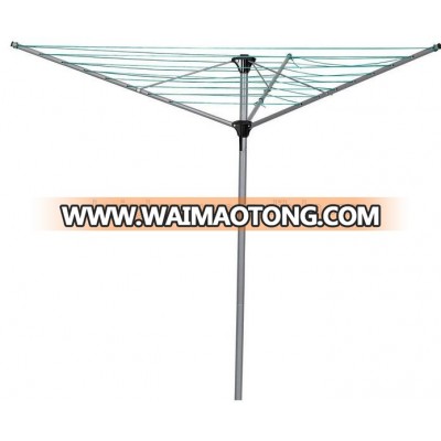 3 Arms Collapsible Outdoor Garden Rotary Clothes Dryer