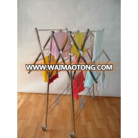 Multifunctional All Stainless Steel Clothes Hanging Rack WY-021